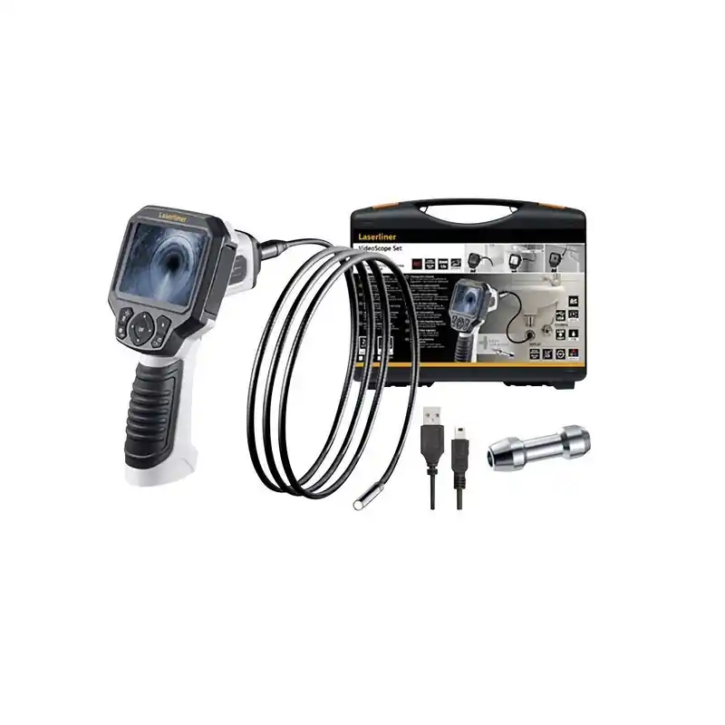 Caméra d‘inspection écran LCD tête 9mmx2m douille guidageVideoScope Pl