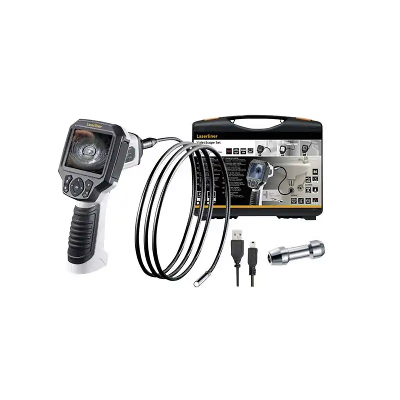 Caméra d‘inspection écran LCD tête 9mmx5m douille guidageVideoScope XX
