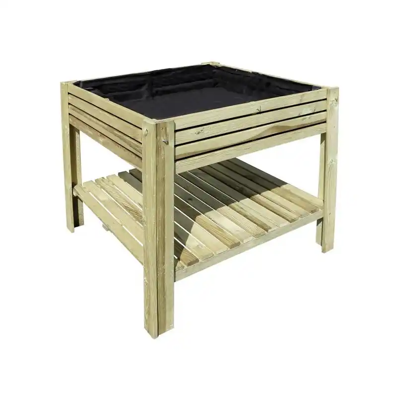 Carré potager surélevé en bois traité 80x80x80cm KUB surélevé