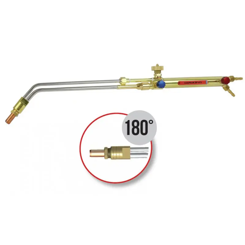 Chalumeau coupeur BP 2 à 180° tube inox 1200mm