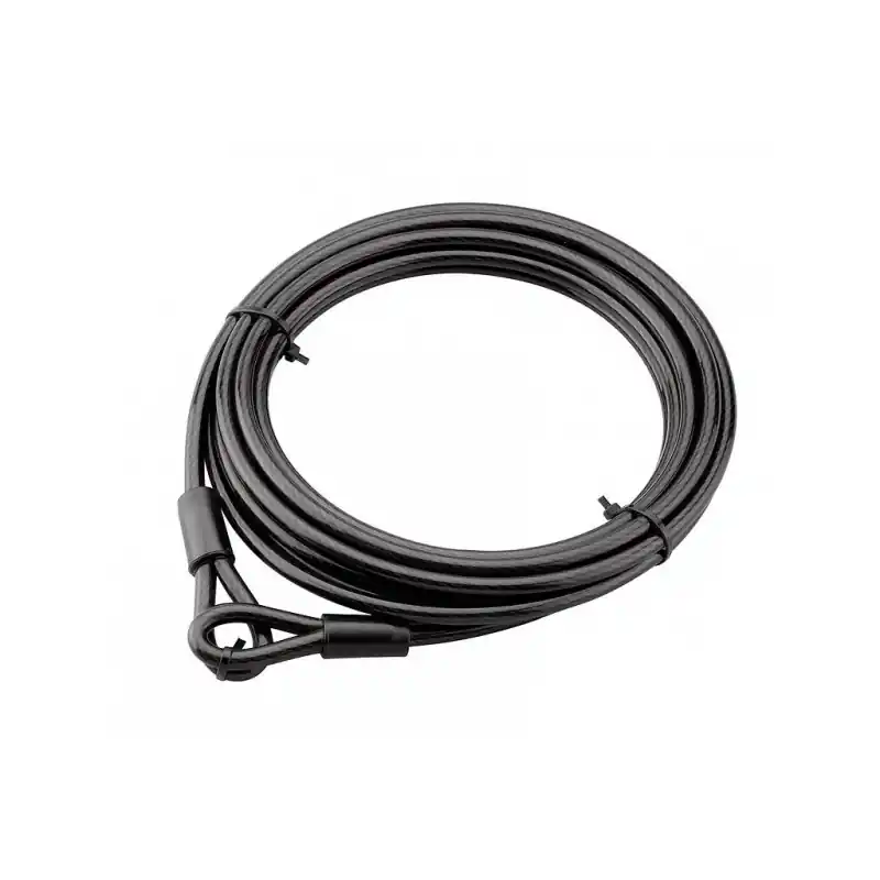 Cable antivol Diam 8 mm longueur 6 m noir 308600