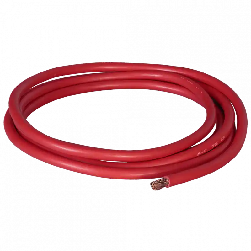 Cable de demarrage 500 A 25 mm2 rouge 522100