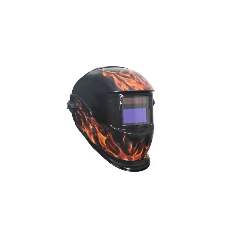 Casque à souder automatique DIN 9 DIN 13 motif flamme AWH-500FL