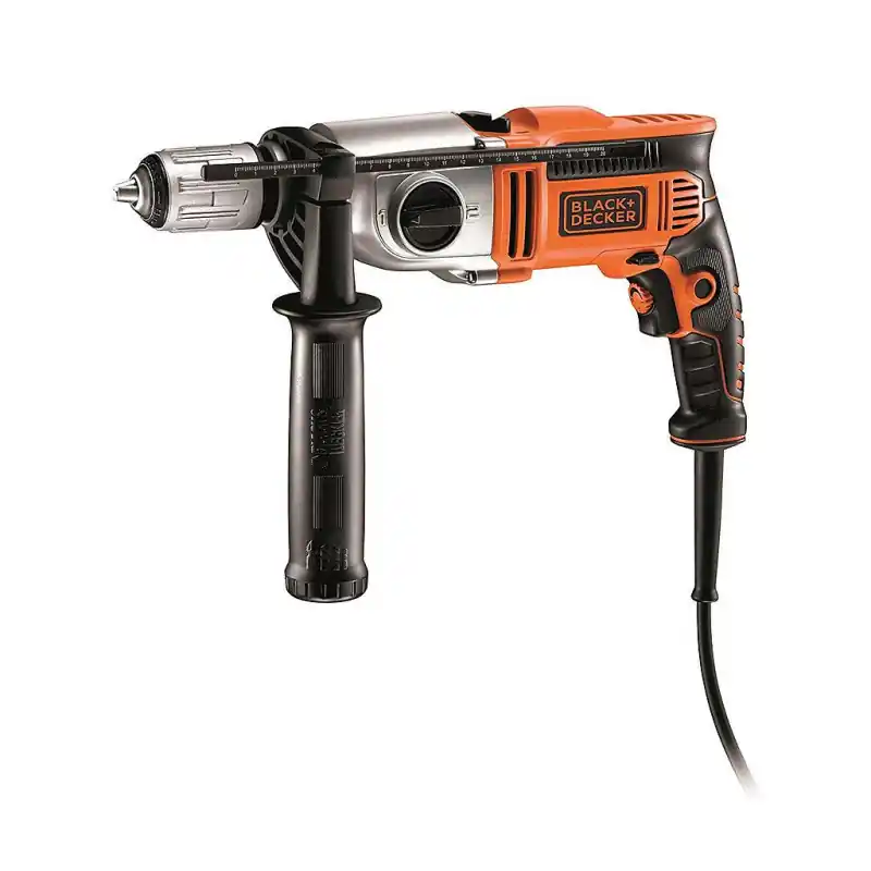 Perceuse visseuse 1100W 74Nm avec coffret KR1102K-QS Black and Decker