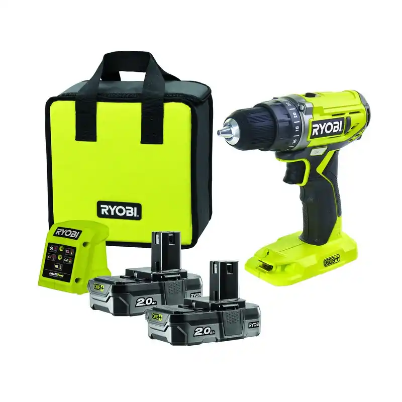 Perceuse visseuse à batterie 18V 2x2,0Ah Li-Ion 40Nm R18DD2-220S