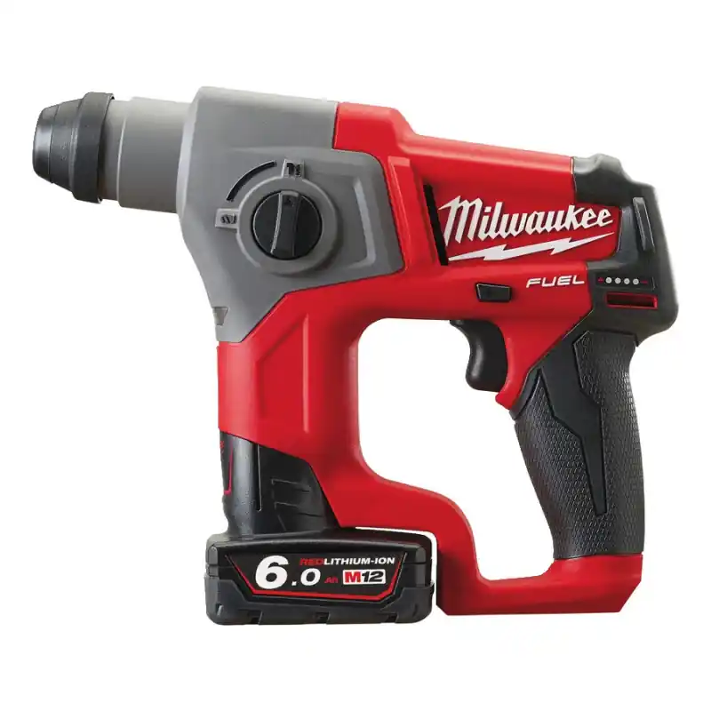 Perforateur Sds-Plus Milwaukee M12 CH-602X 12V 2x6Ah 1,1J avec Hd Box