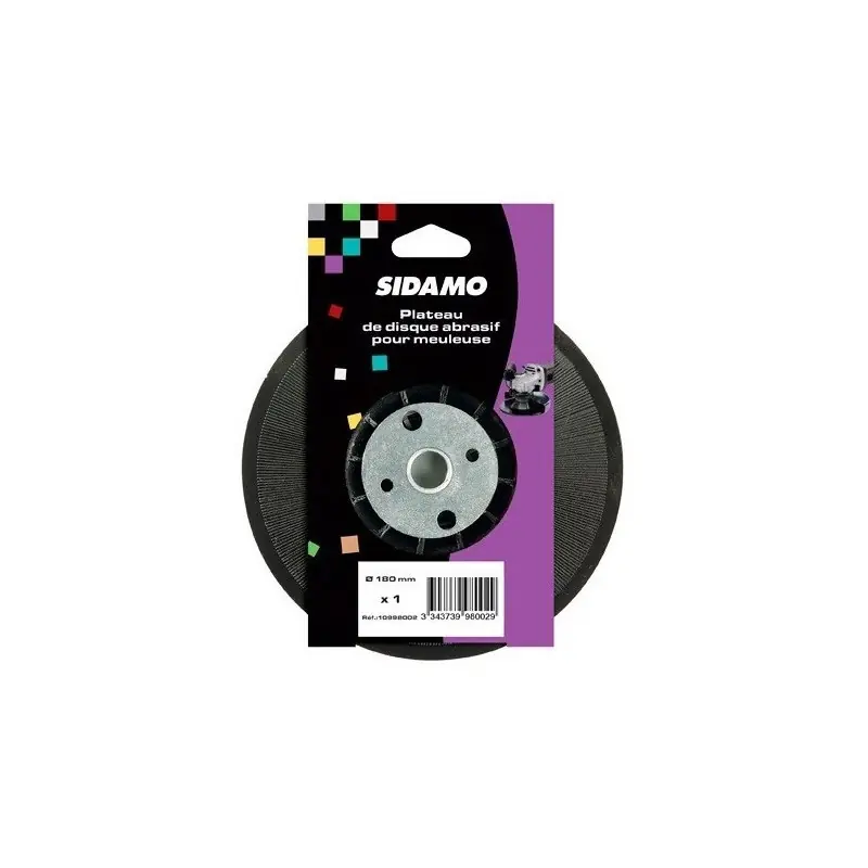 Plateau Support D.180xm14 Avec Ecrou Pour Meuleuse