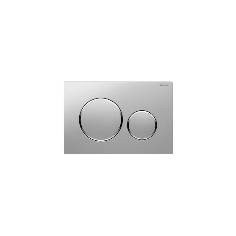 Plaque de déclenchement WC Sigma20 acier inoxydable brossé / poli 1158