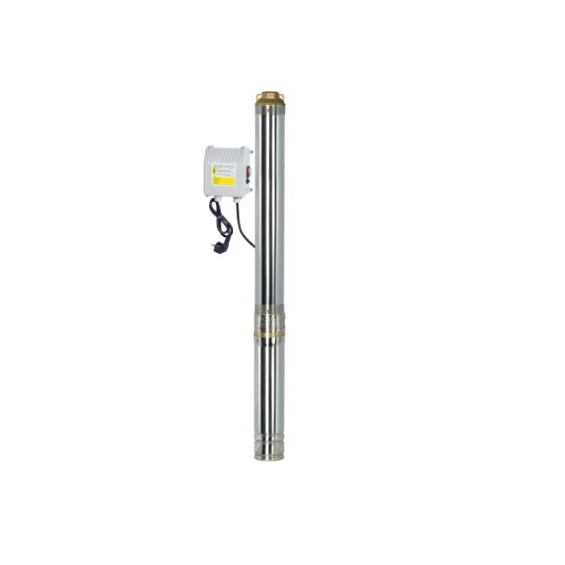 Pompe Grande Profondeur INOX 1100W 19 turbines tableau électrique PRPG