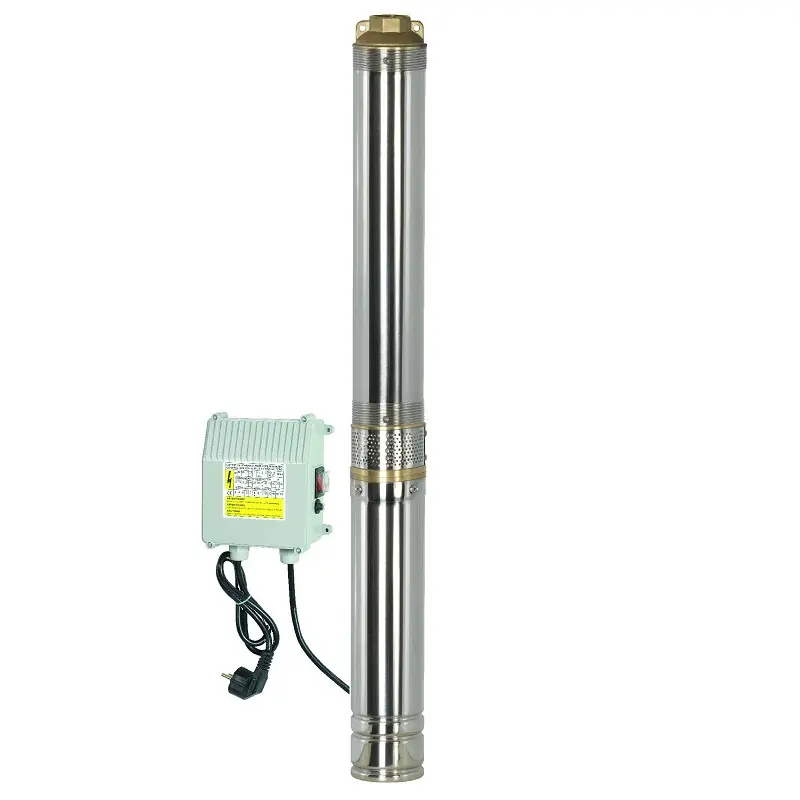Pompe immergée INOX 1100W (grande profondeur 14 turbines) PRPGP1100/94