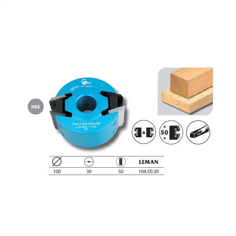 Porte-outils à profiler diam. 100mm al. 30 Ht. 50mm 104.50.30