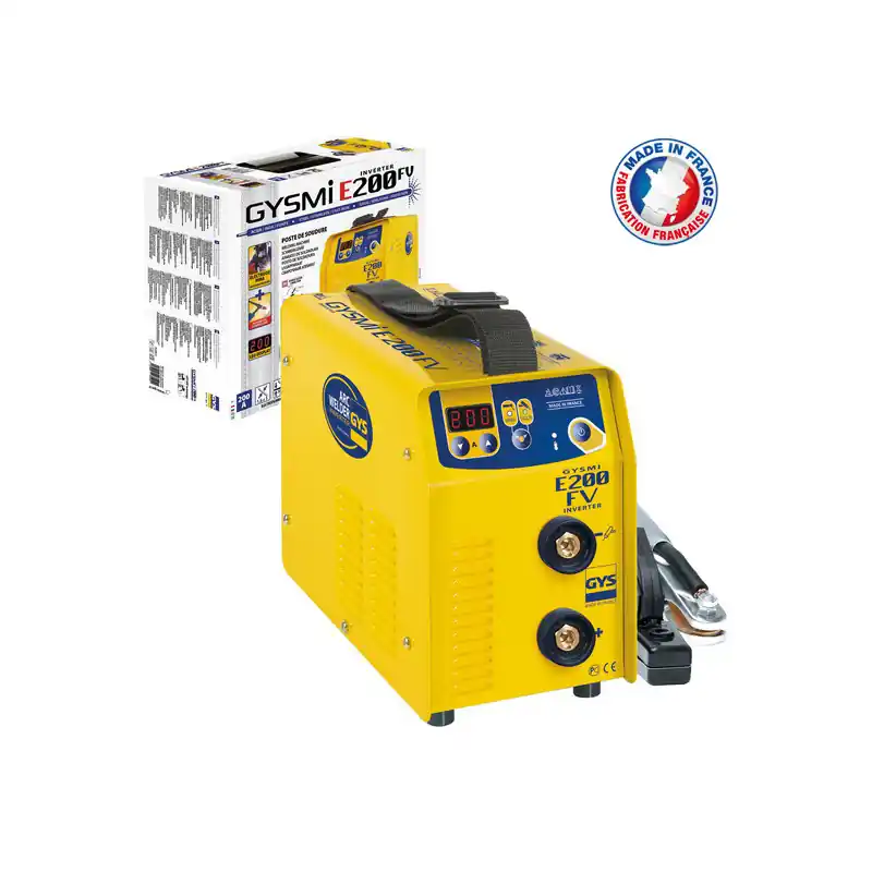 Poste de soudage MMA et TIG LIFT Inverter 110/230V Gysmi E200FV