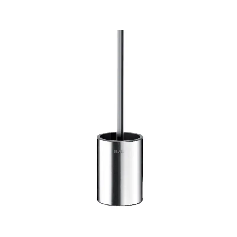 Pot à balai WC à poser sans couvercle en inox