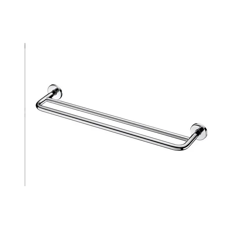 Porte-serviette 2 barres inox 600mm