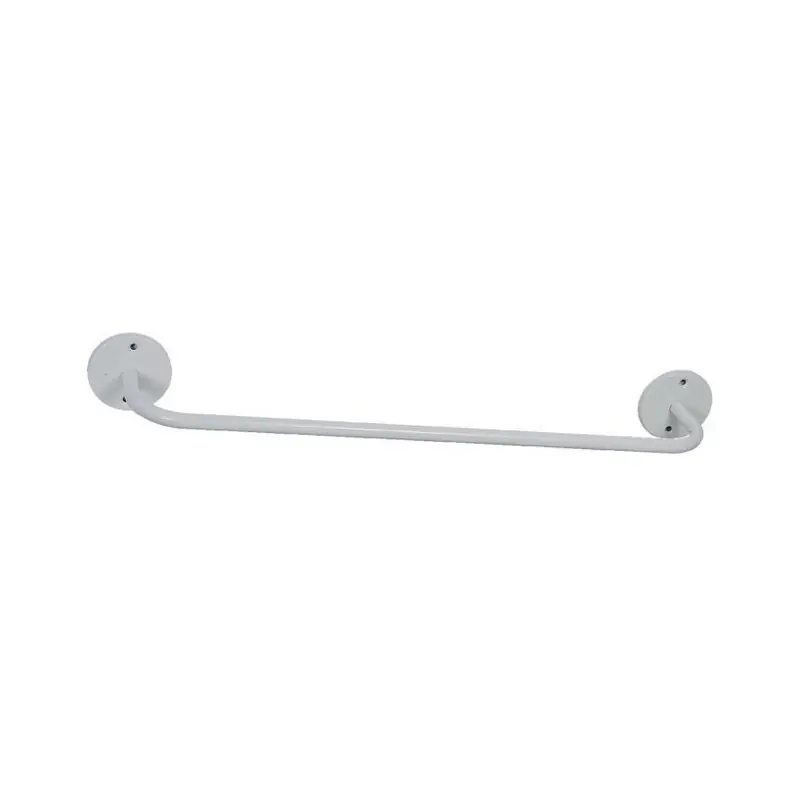 Porte-serviette blanc simple fixe 539 mm