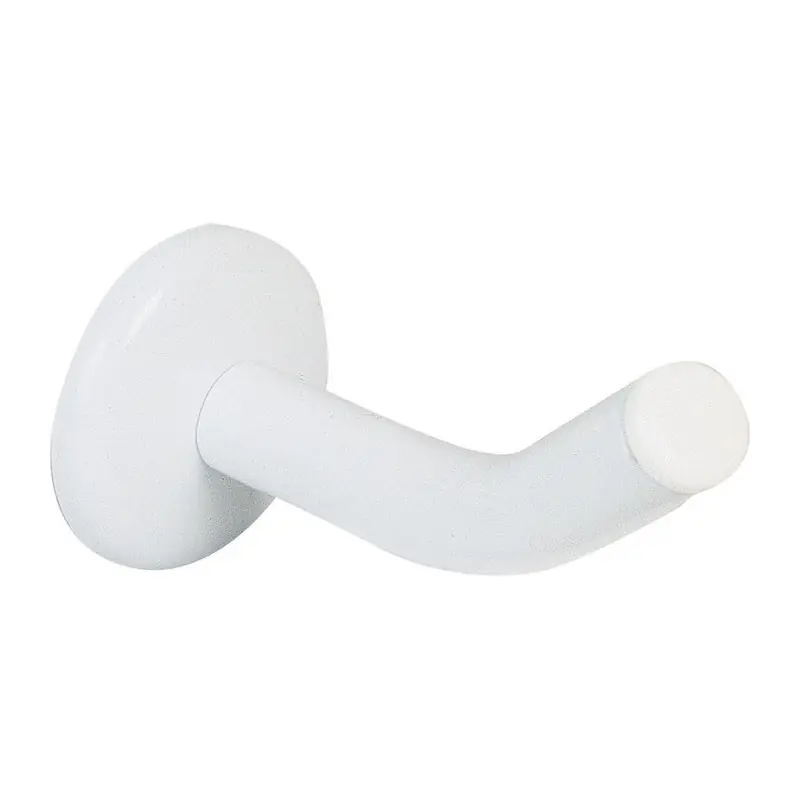 Porte-peignoir piton blanc