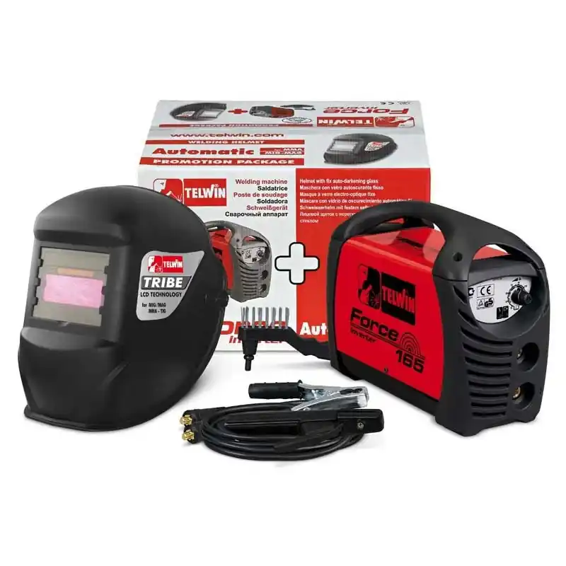 Poste à souder à l’Arc MMA Inverter 41Kw 150A Accessoires et Masque Fo