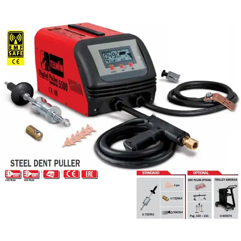 Poste de soudure par points 400V 10,5kW DIGITAL PULLER 5500