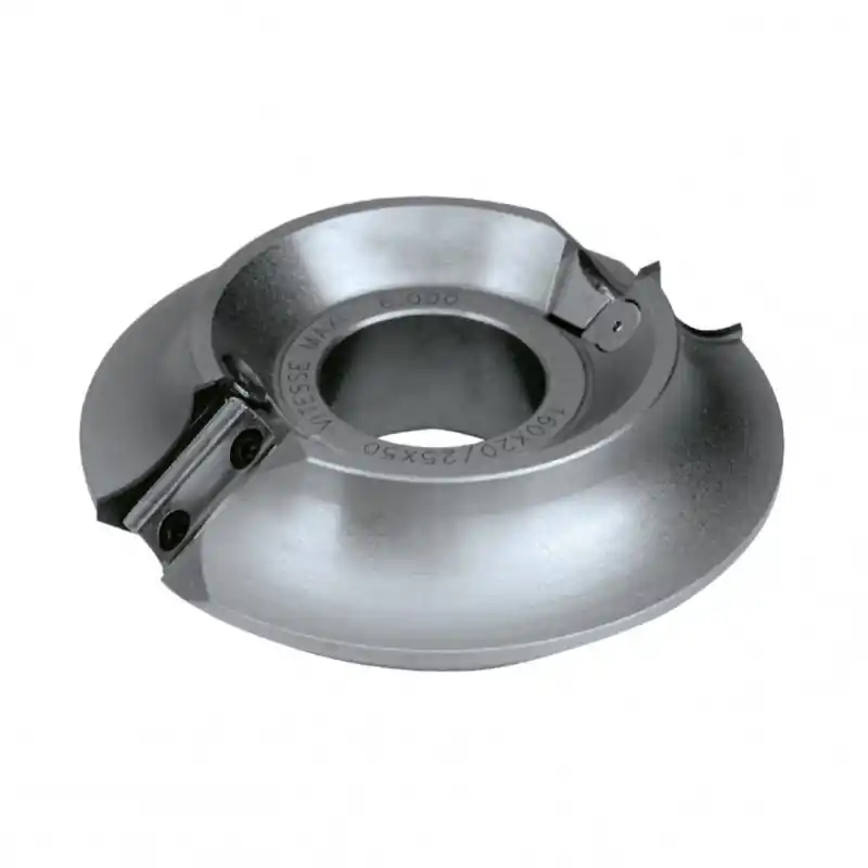 Porte-outils 1/4 rond 140x50mm plaquettes interchangeables 2 dents 910