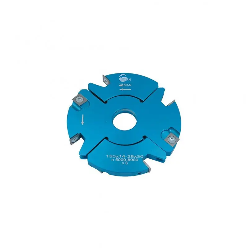 Porte-outils ajustable feuillure et tenon D140 x 30 x 14/28 mm dents 4