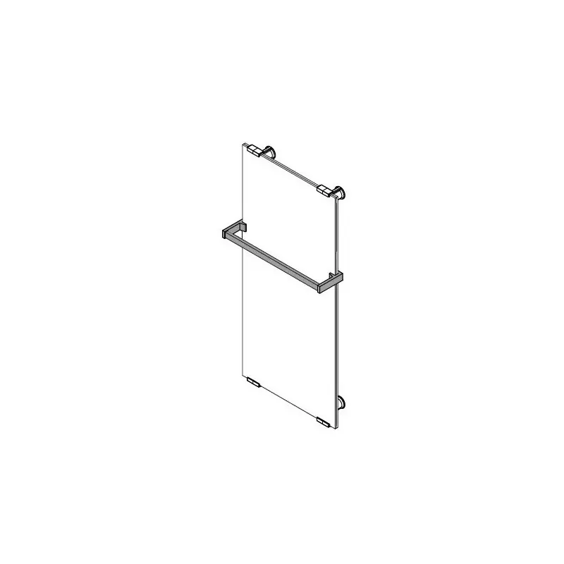 Porte-serviette 400x1000 mm chrome R80SOLP40-K
