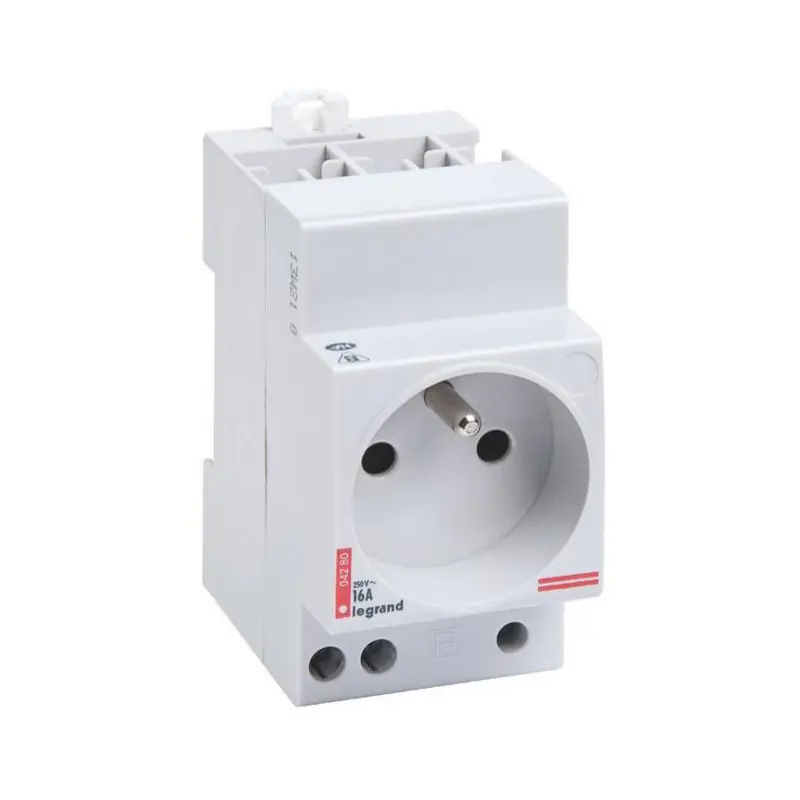Prise 2P+T Modulaire à éclips 250 V 10/16 A