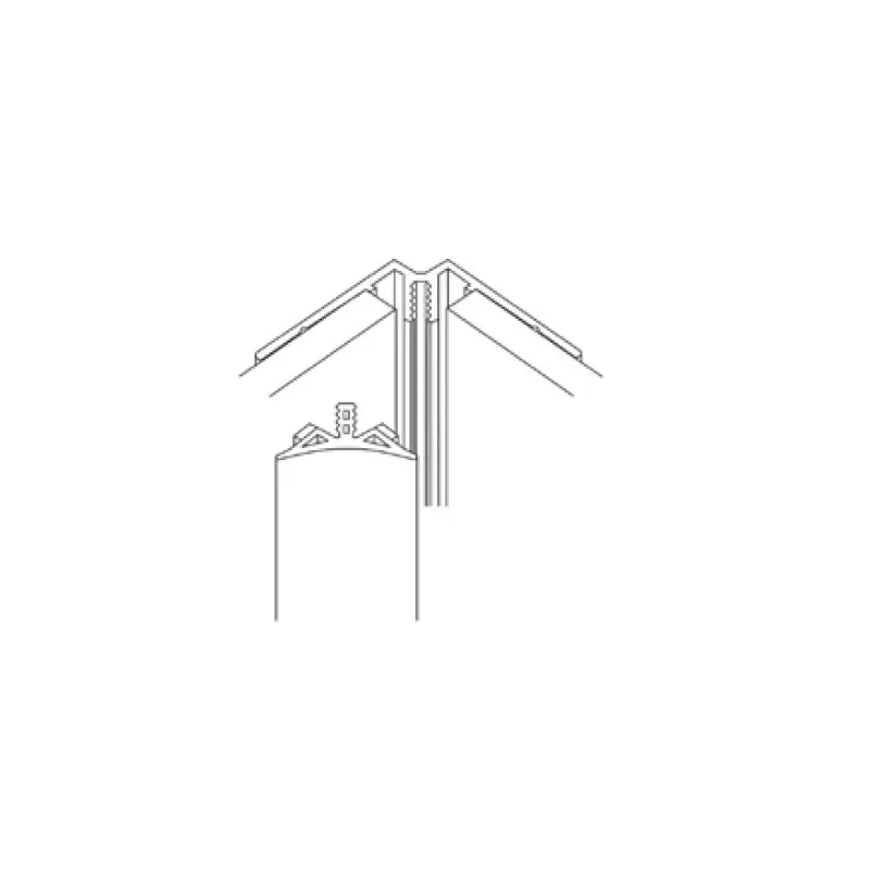 Profilé d‘angle intérieur hermine assorti en PVC