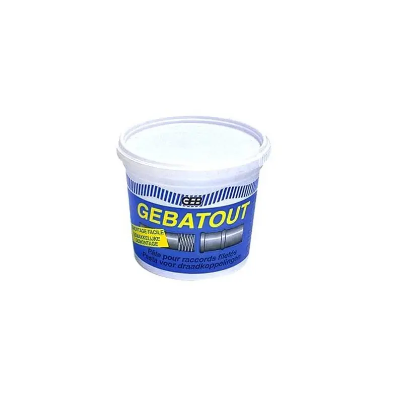 Pâte à joint Gébatout 2 Eau potable pot de 500 g 65890
