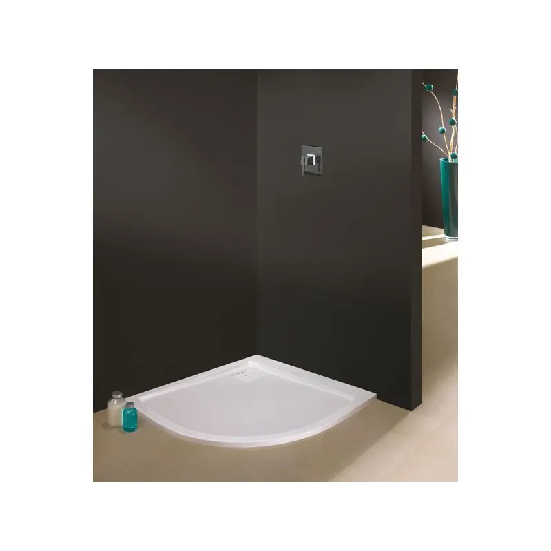 Receveur de douche 1/4 rond 800x800 mm blanc SPACE LINE