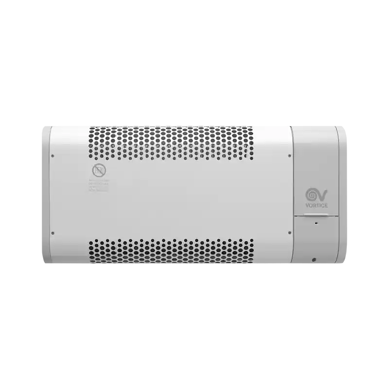 Radiateur soufflant mural à timer 1000 W 503x258x109 mm Microrapid