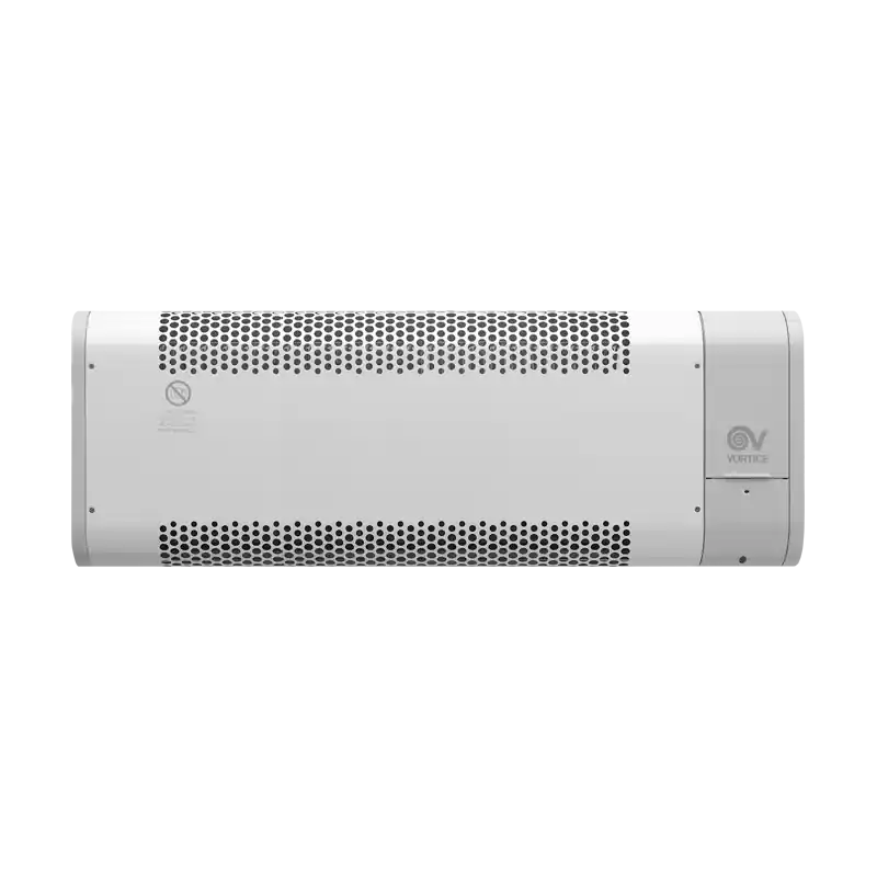Radiateur soufflant mural à timer 1500 W 573x258x109 mm Microrapid