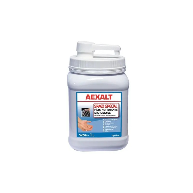 Pâte nettoyante microbilles pour les mains parfum pomme 1 L SPAEX SPÉC