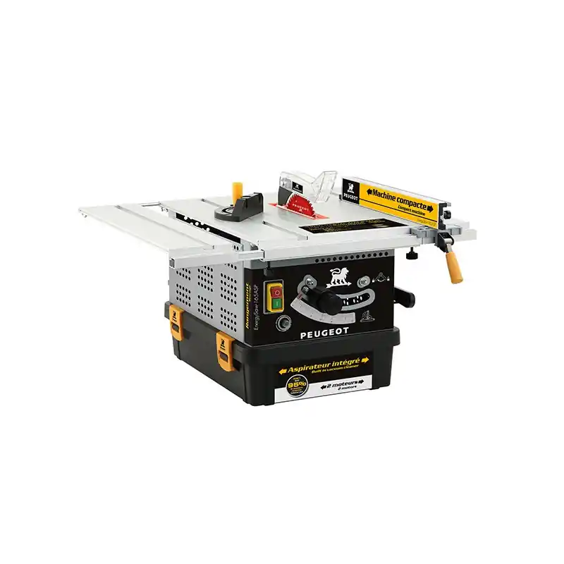 Scie de table avec aspirateur intégré 1200W 165mm ENERGYSAW-165ASP