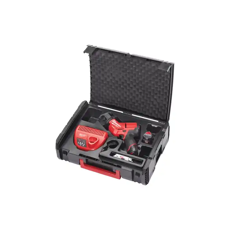 Scie sabre HACKZALL Fuel 12 V Li-Ion 20 Ah 159 mm avec HD Box M12 CHZ-
