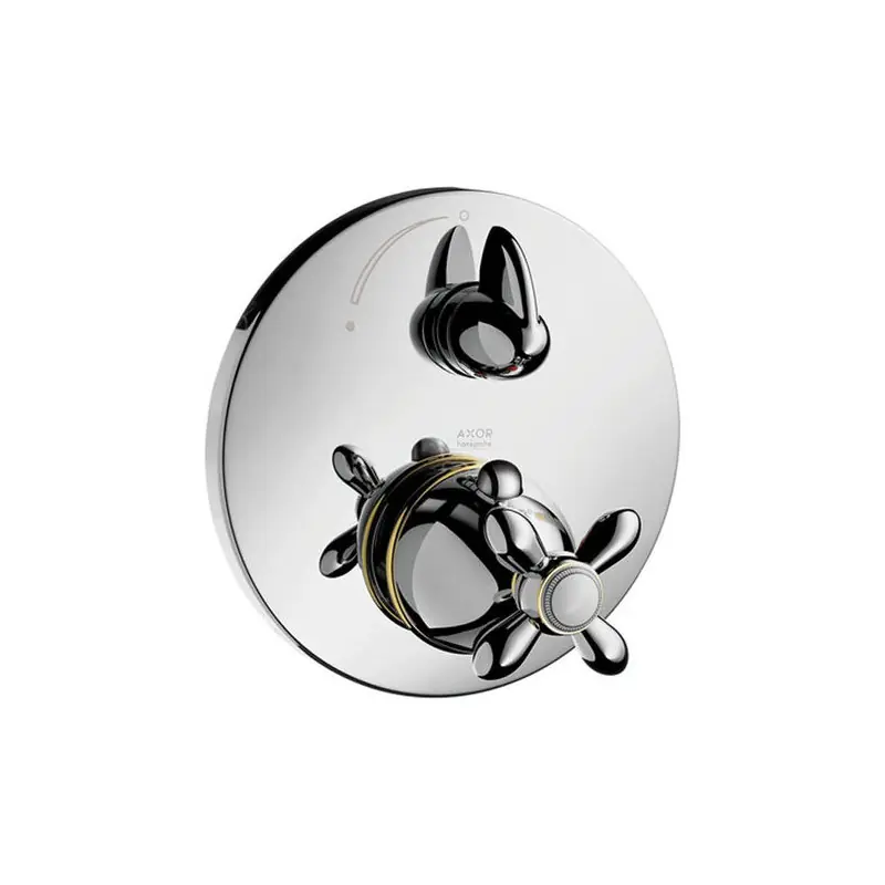 Set finition Carlton mitigeur thermostatique encastré robinet d‘arrêt