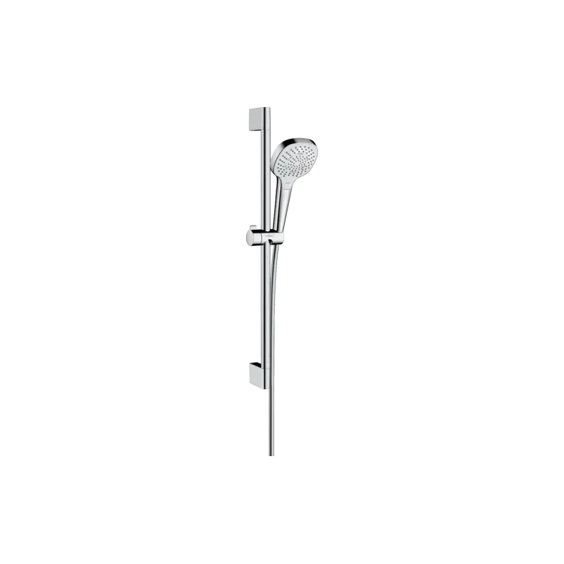 Set douche Multi Croma Select E EcoSmart barre Unica‘Croma 65 cm blanc