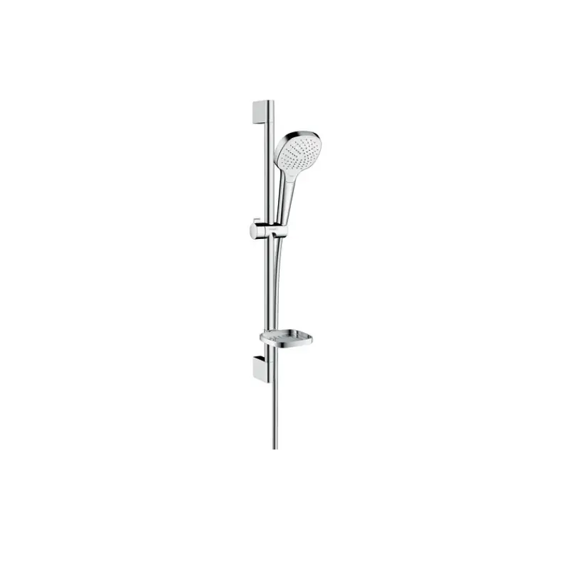 Set doucheVario barre douche 65 cm et porte-savon blanc/chromé Croma S