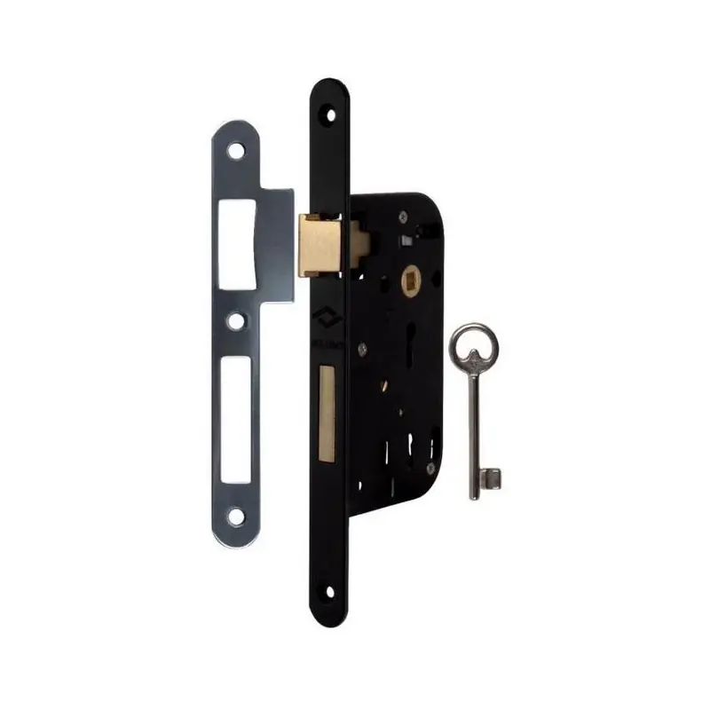 Serrure à larder Axe 50 mm à bouts ronds Clé L Droite Multibat Standar