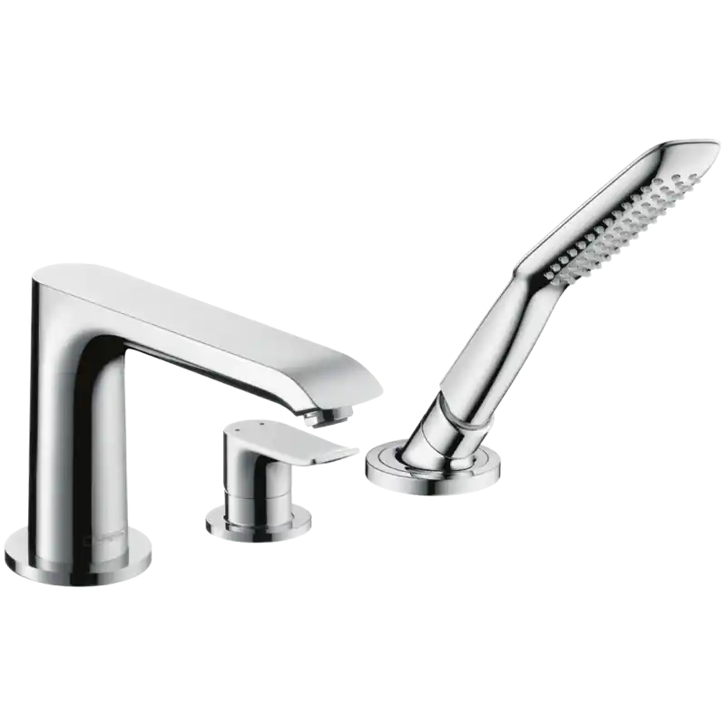 Set mitigeur Metris longueur 220mm 3 trous montage sur bord baignoire