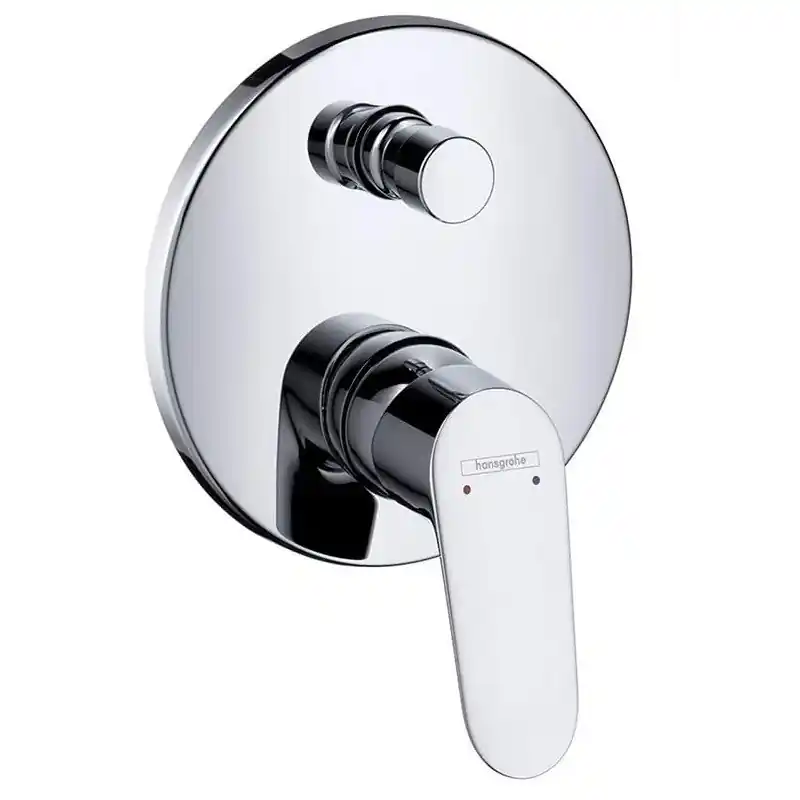 Set de finition Focus pour mitigeur bain/douche encastré chromé