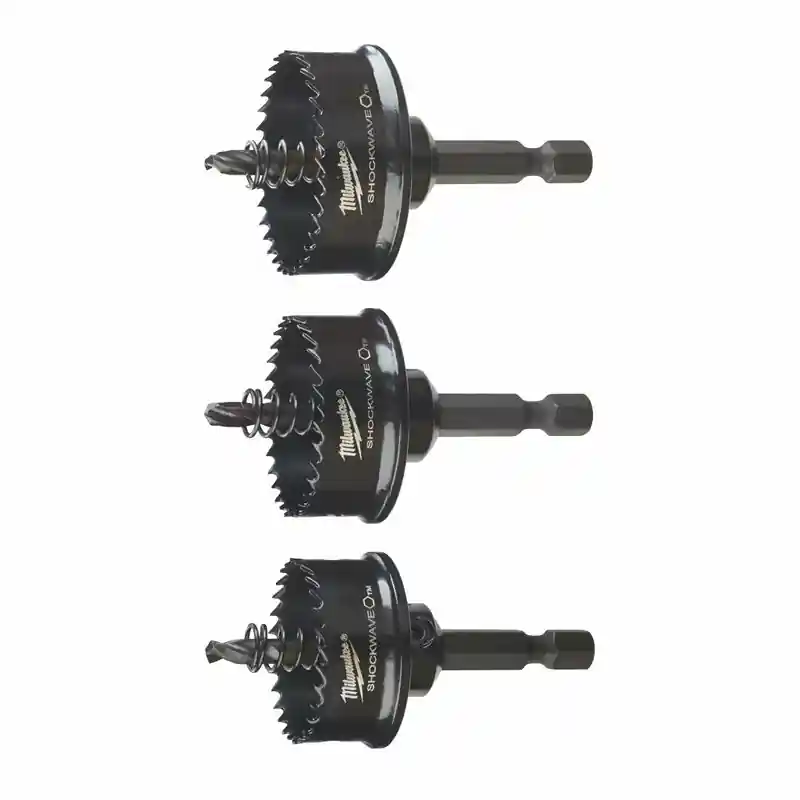 Set de 3 scies cloches Shockwave impact 22 / 29 / 35 mm