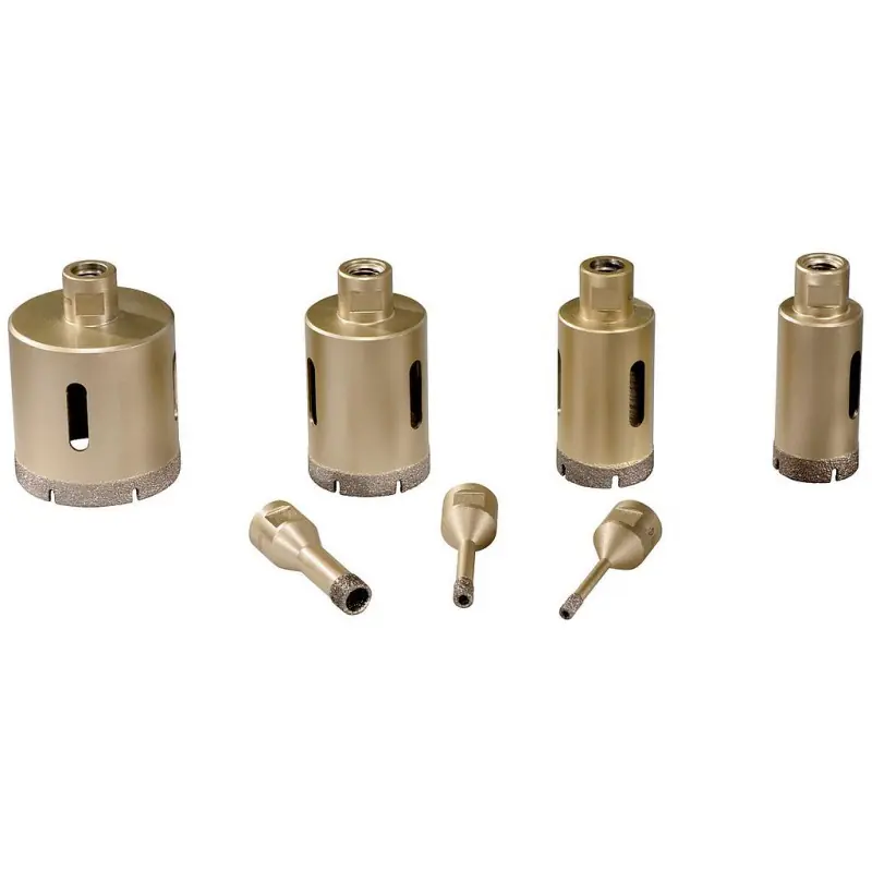 Set de couronnes diamantées pour carrelage