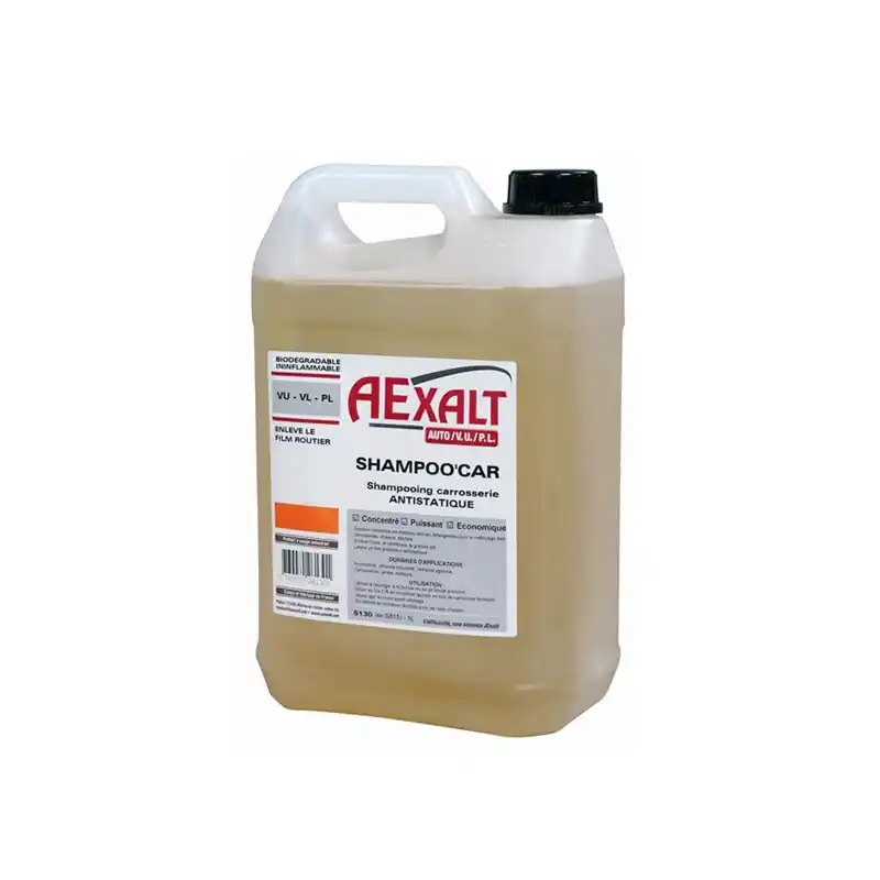 Shampooing carrosserie antistatique