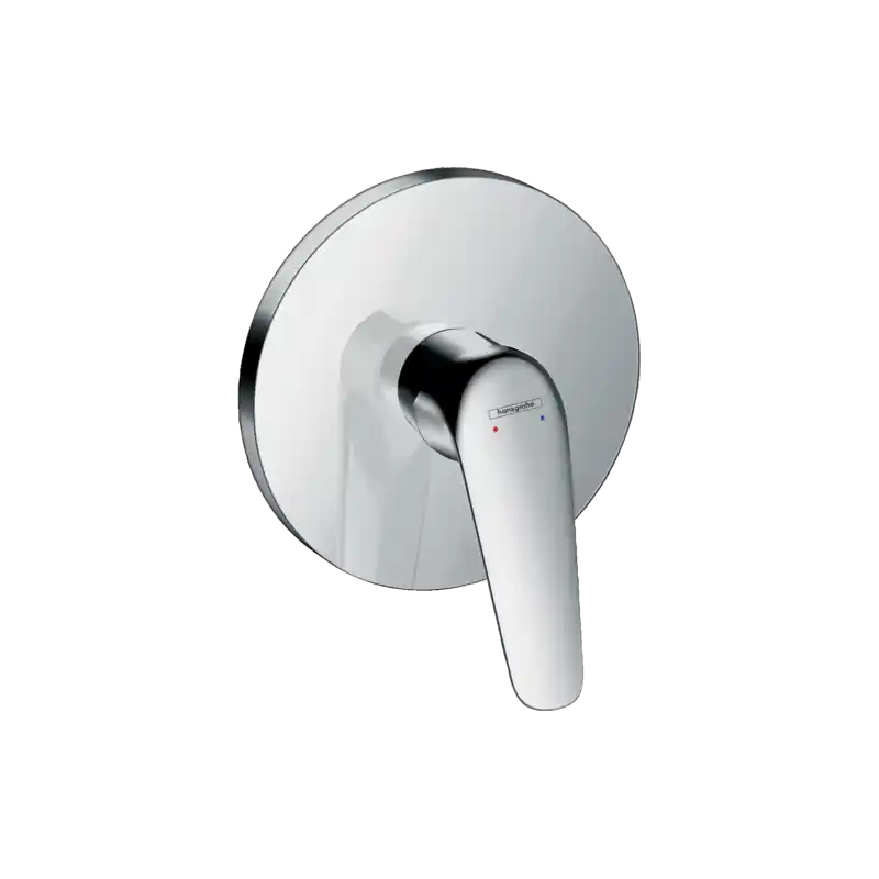 Set de finition pour mitigeur douche Novus encastré finition chromé
