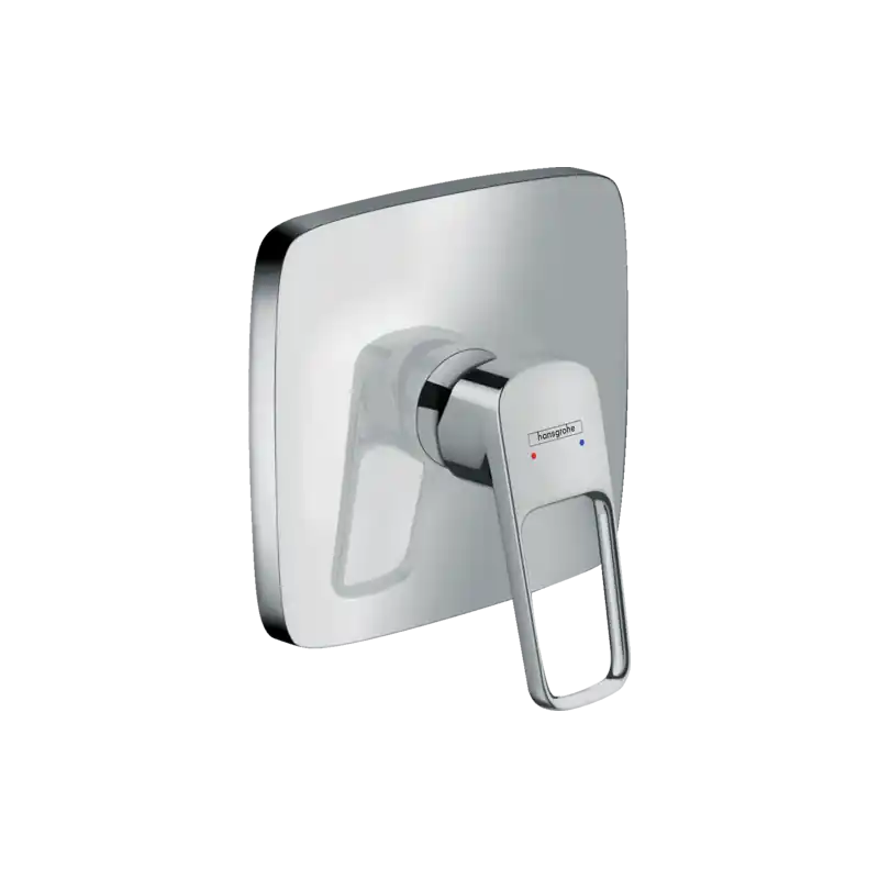 Set de finition pour mitigeur douche encastré Logis Loop finition chro