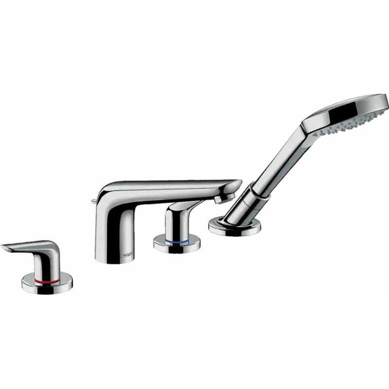Set de finition Mélangeur Novus 4 trous sur bord de baignoire finition