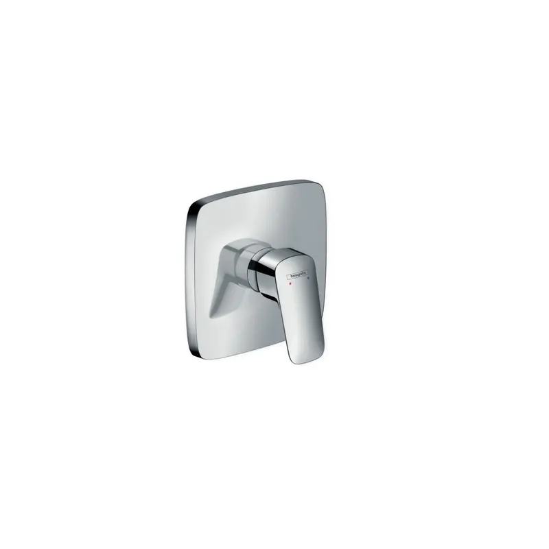 Set de finition Mitigeur douche mural encastré chromé Logis