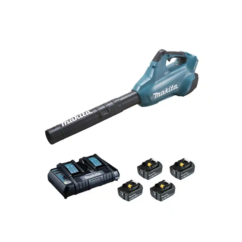 Souffleur 36 V Li-Ion 5 Ah avec 4 batteries 54 m/s DUB362PT4