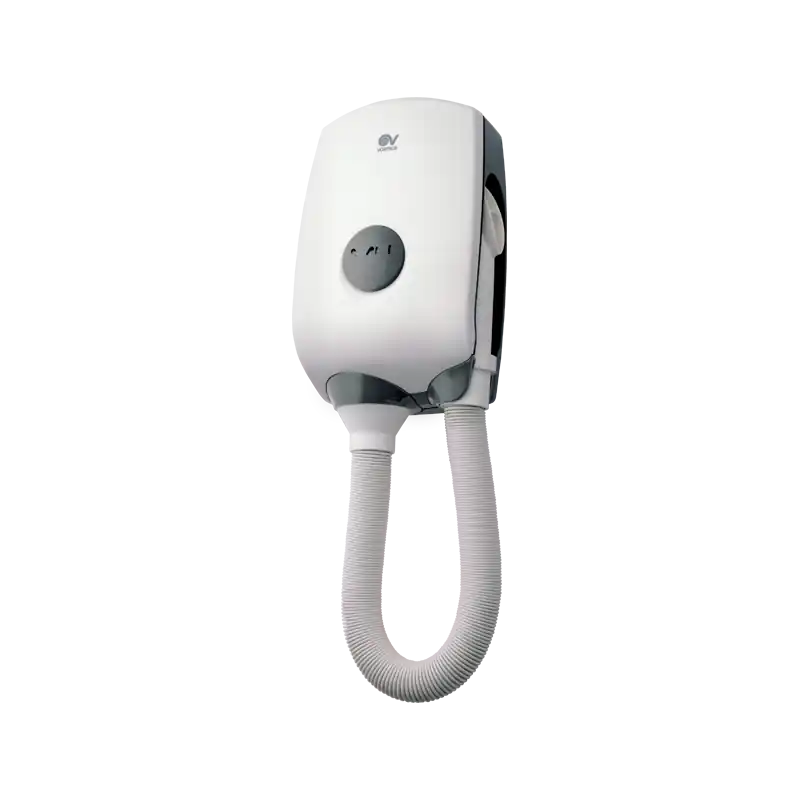 Sèche-cheveux tuyau extensible 1000W 114m3/h filtre et prise rasoirVor