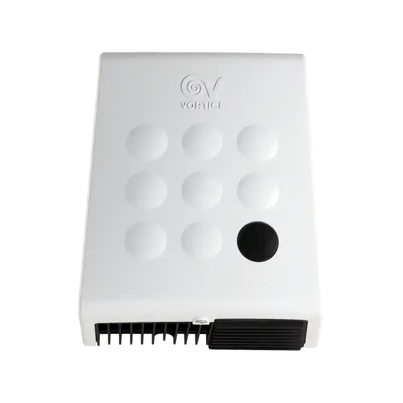 Sèche-mains manuel coque ABS 2000W 170m3/h filtre anti-poussière Optim